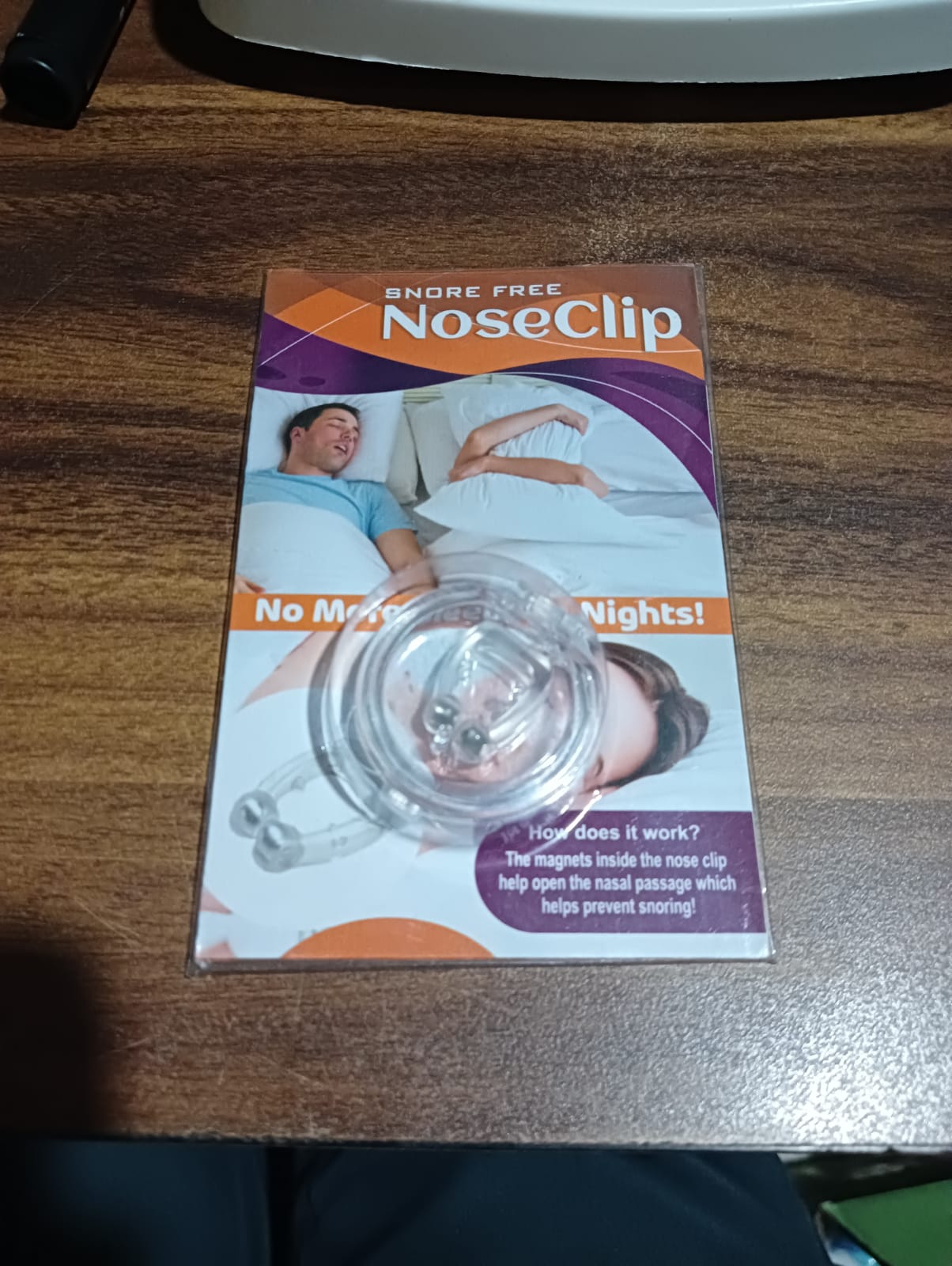 Anti-Snore Nose Clip for Heavy Snorers (Silicone, 1 Pc)