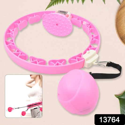 Adjustable Smart Fitness Hula Hoop with Ball