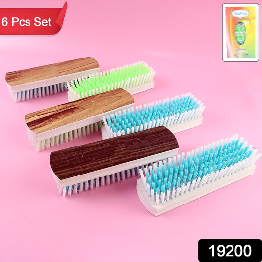 VeePee 6-in-1 Laundry Scrub Brush Set