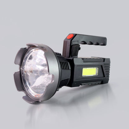 Multi-Function LED Torch with Side COB Light & USB Charging
