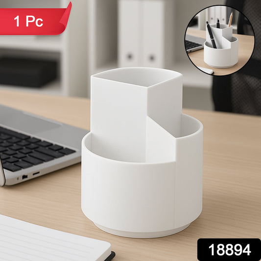 Plastic Rotatable Pen Holder, Pencil Marker Holder (1 Pc)