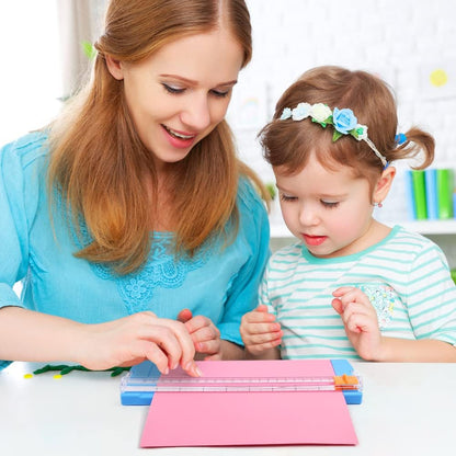 Paper Cutter, A5 Mini Paper Cutter, Portable Paper Cutting Machine (1 Pc / Mix Color)