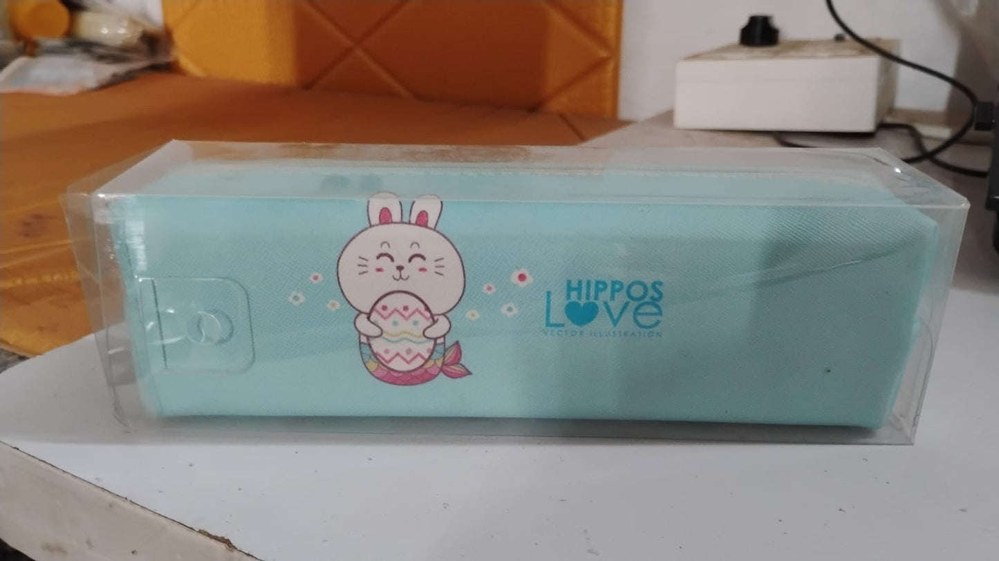 Pencil Pouch With Zipper, Students Pencil Case (1 Pc)